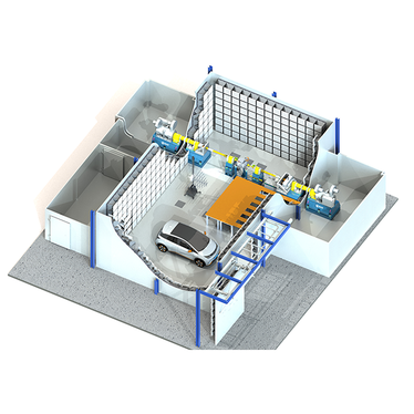 External Fixed E-axles EMC Test Bench
